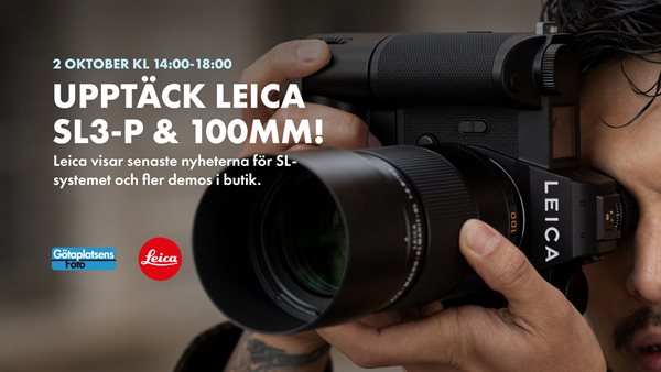 Leica på besök 2/10!