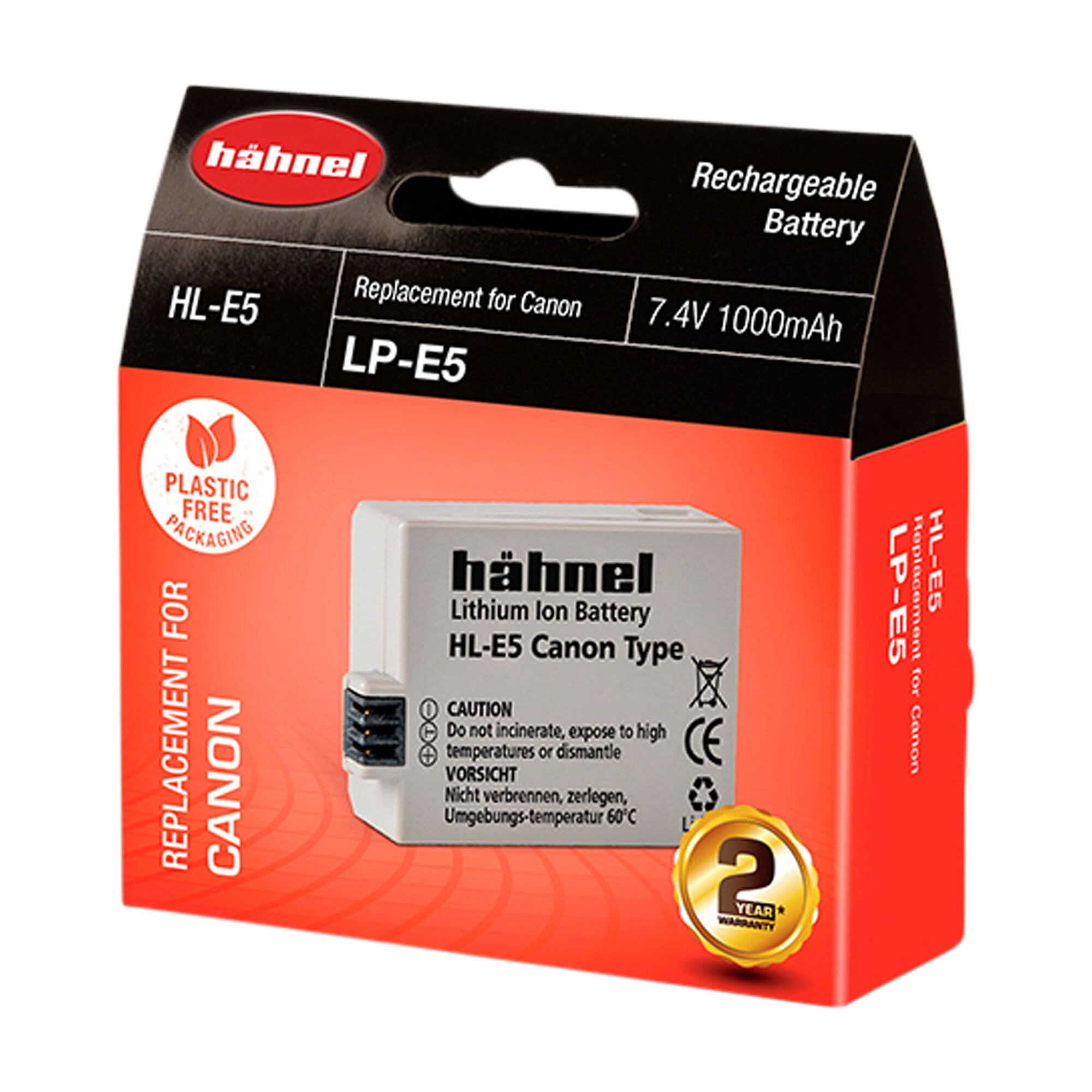Hähnel Batteri Canon HL-E5