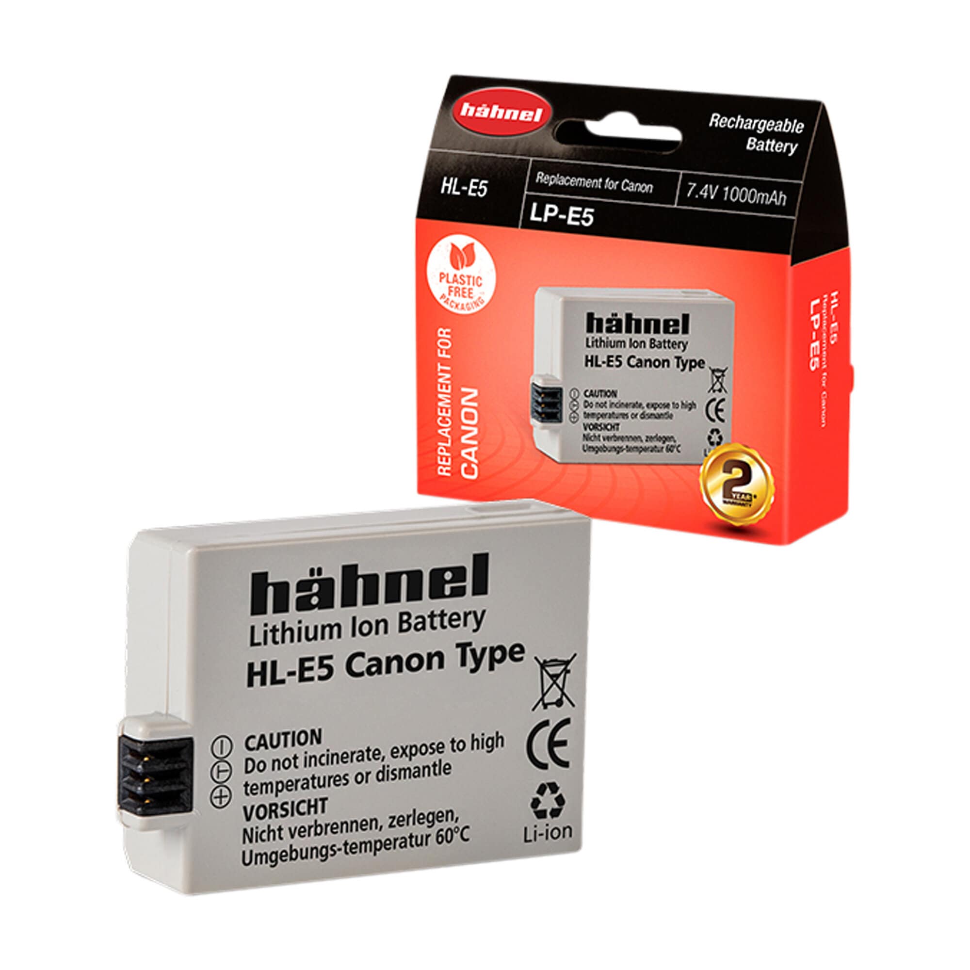 Hähnel Batteri Canon HL-E5