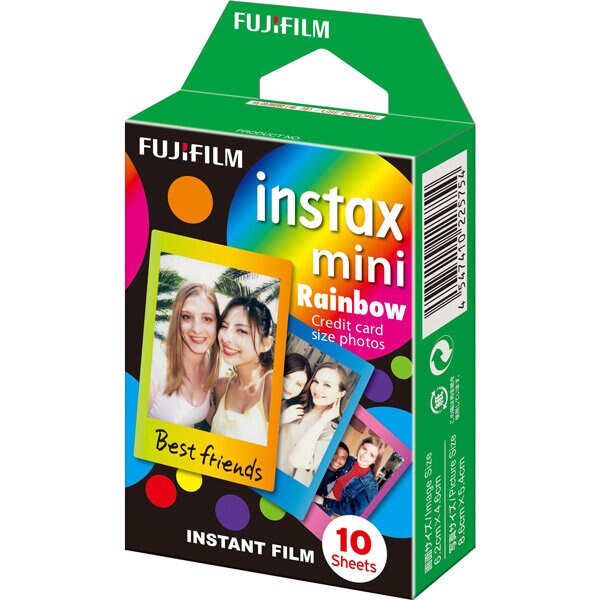 Fujifilm INSTAX MINI 10st Rainbow