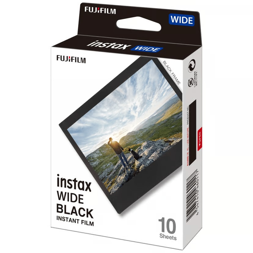 Fujifilm Instax Wide Film Svart ram 10st