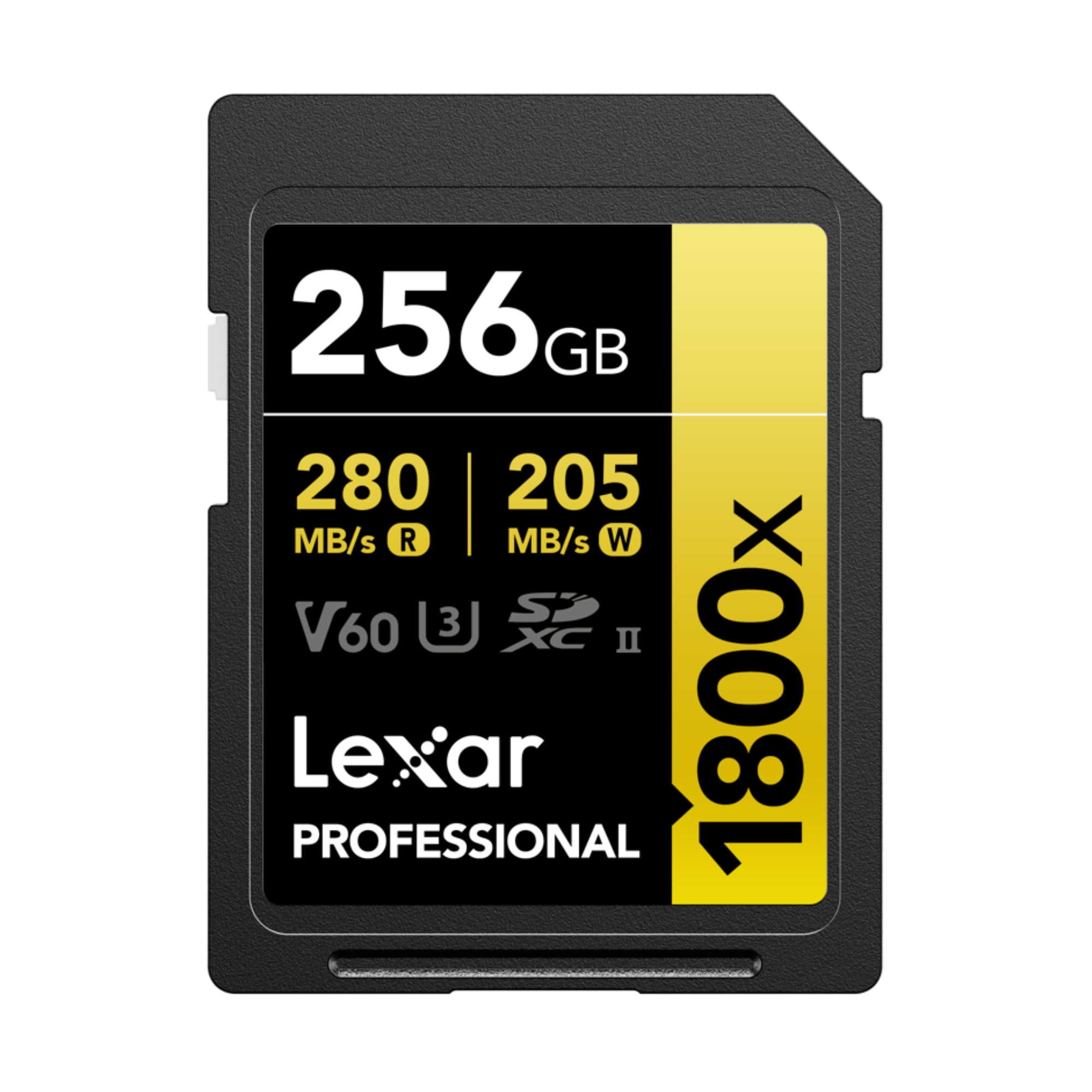 Lexar SDXC Pro 1800x UHS-II U3 V60 R280/W205 256GB
