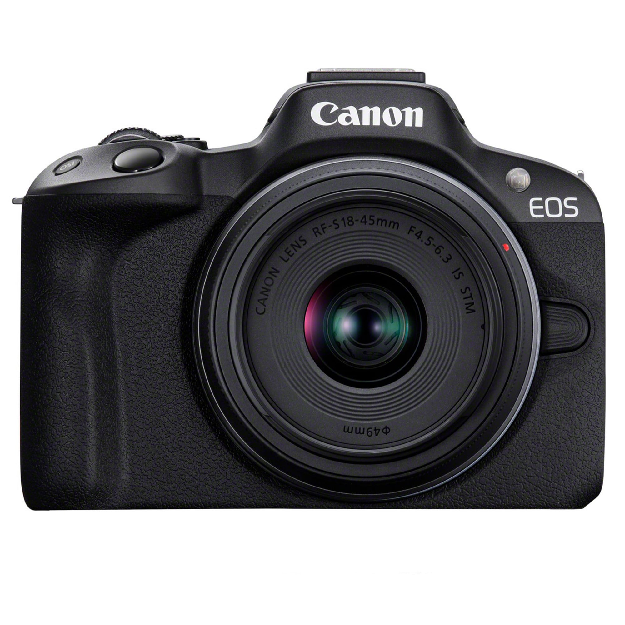 Canon EOS R50 Svart + RF-S 18-45 mm f/4,5-6,3 IS STM