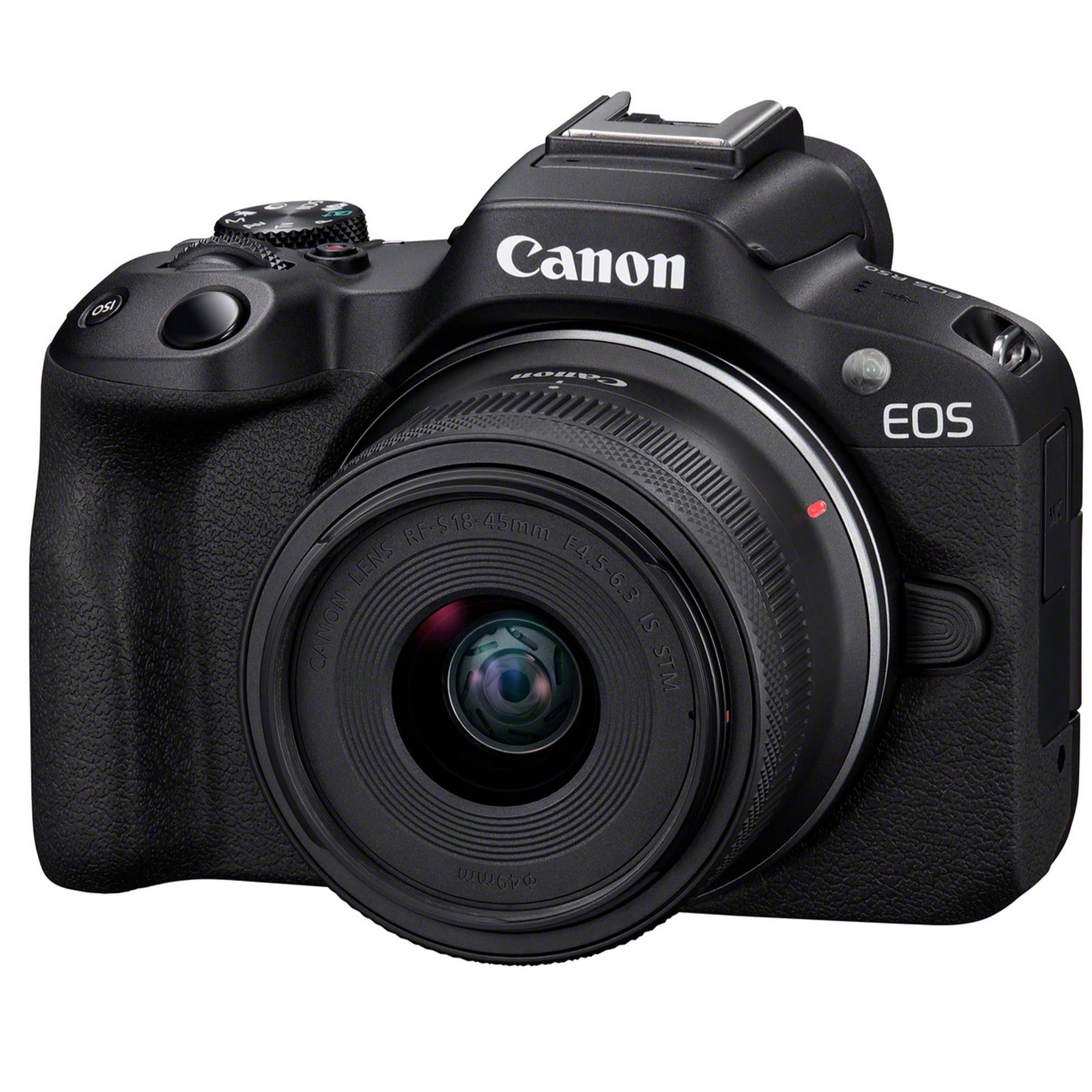 Canon EOS R50 Svart + RF-S 18-45 mm f/4,5-6,3 IS STM + RF-S 55-210 mm f/5-7,1 IS STM