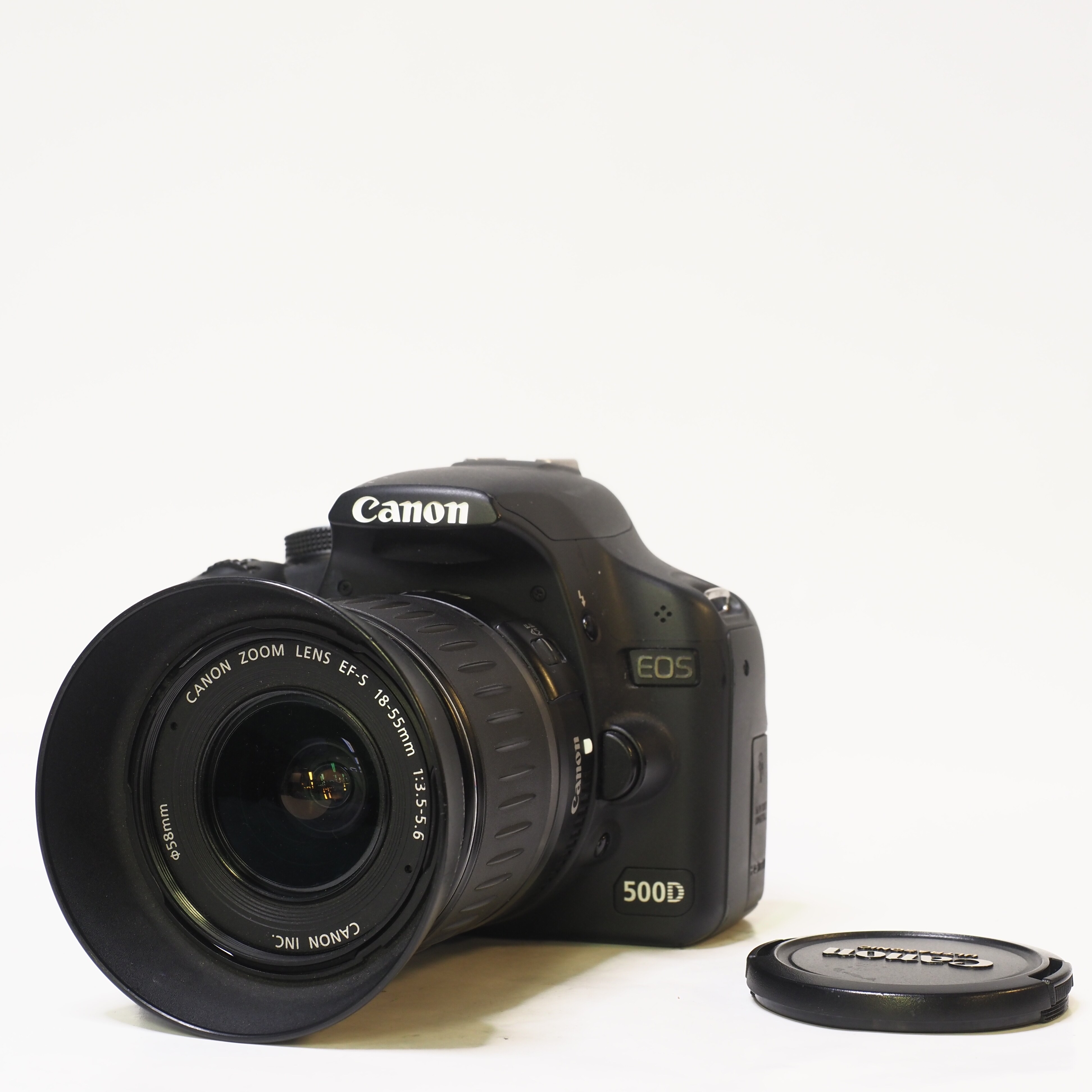 Canon 500D & 18-55mm f/3.5-5.6 - Begagnad