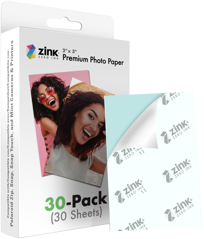 Polaroid Premium Zink Papper 2x3 tum 30-pack