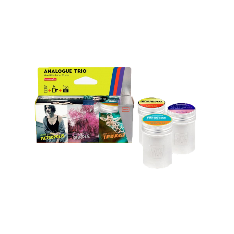 Lomography Analogue Trio Mixed Film Pack 135