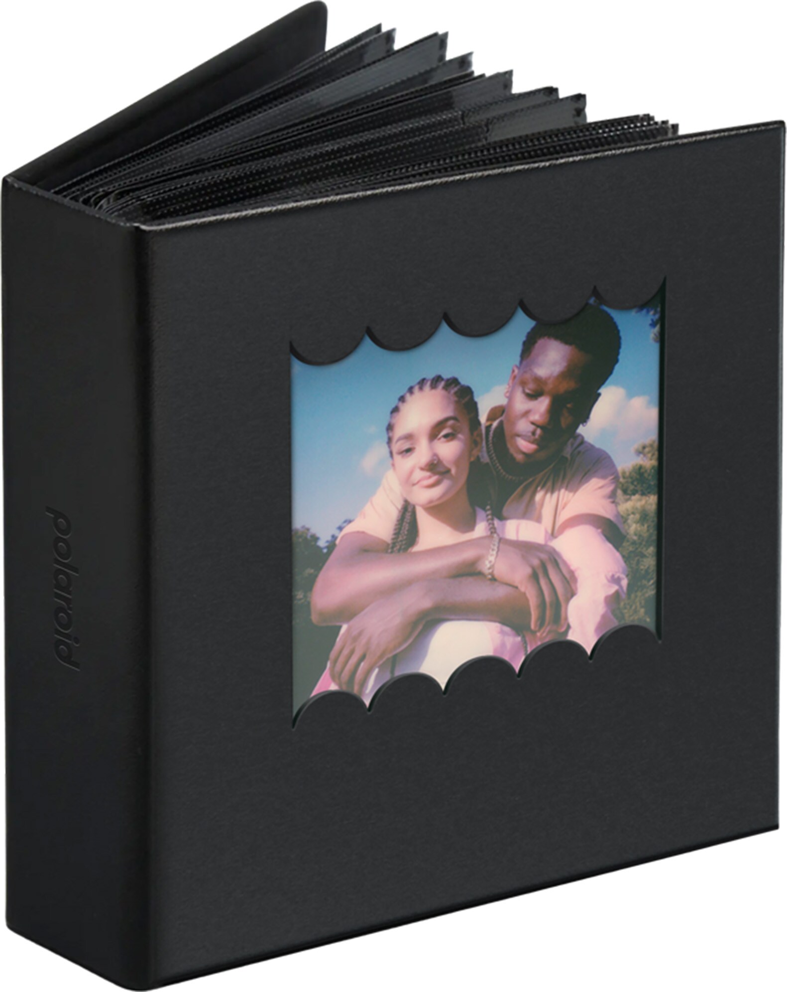 Polaroid Fotoalbum Scalloped Now Svart