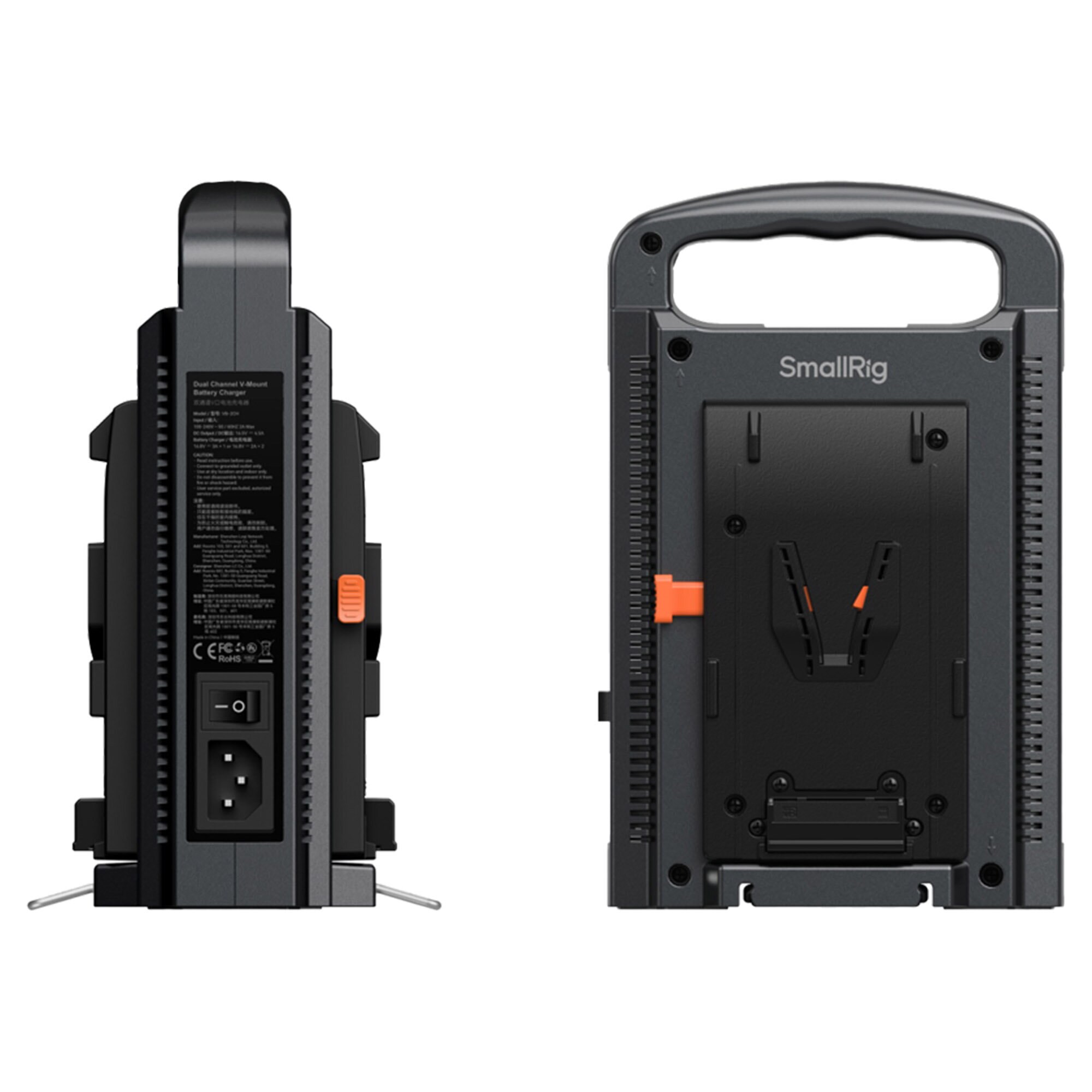 SmallRig 4578 V-Mount Batteriladdare Dual Channel