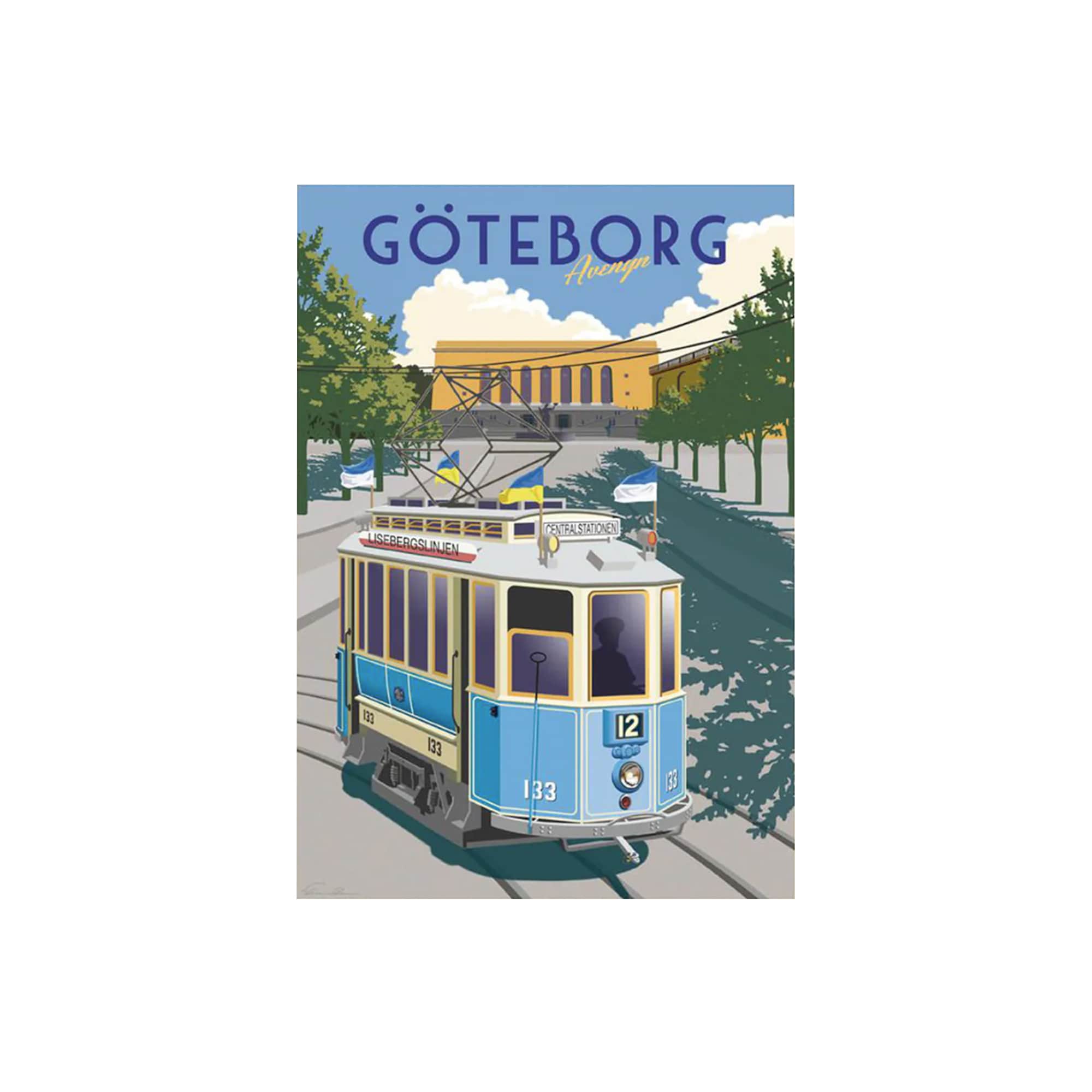 ThomasO Kylskåpsmagnet Göteborg Spårvagn