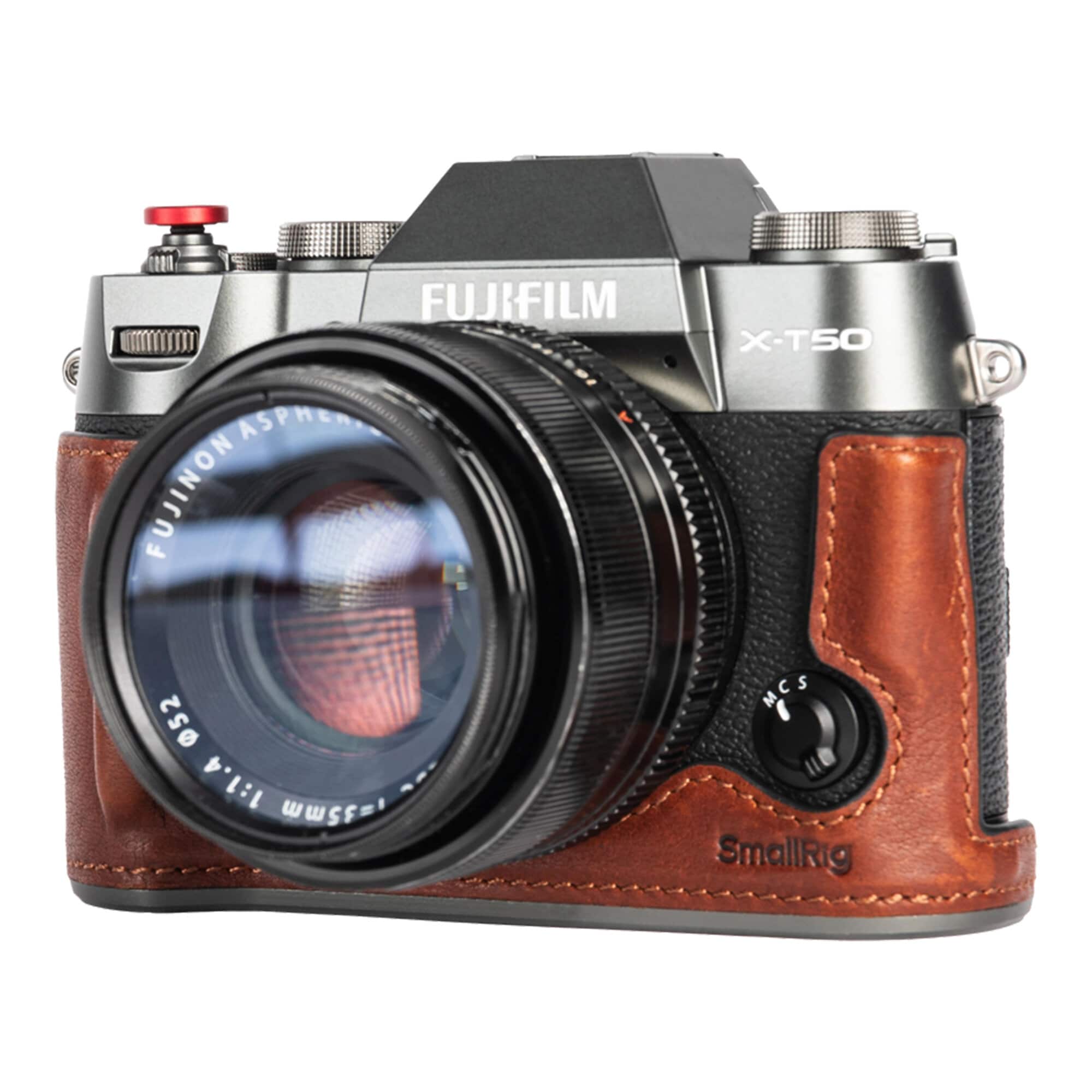 Smallrig 4710 Half Case Läder Kit För Fujifilm X-T50 Brun
