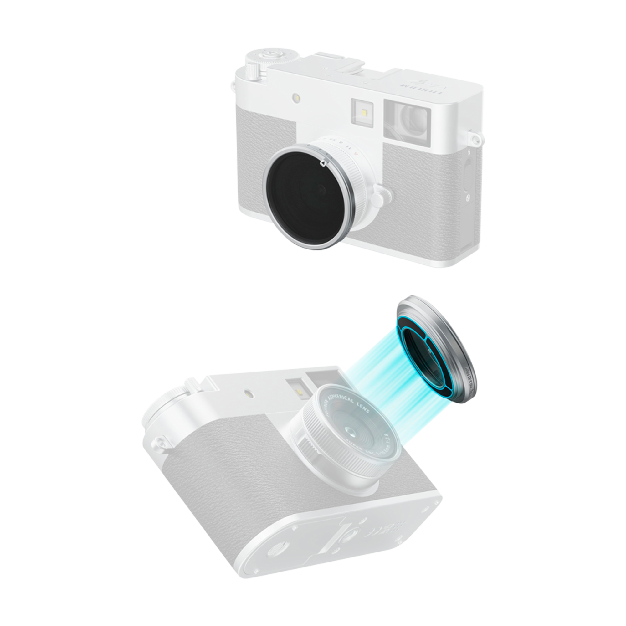 SmallRig 5391 Magnetic VND Filter ND2-ND32 Till Fujifilm X Half Silver