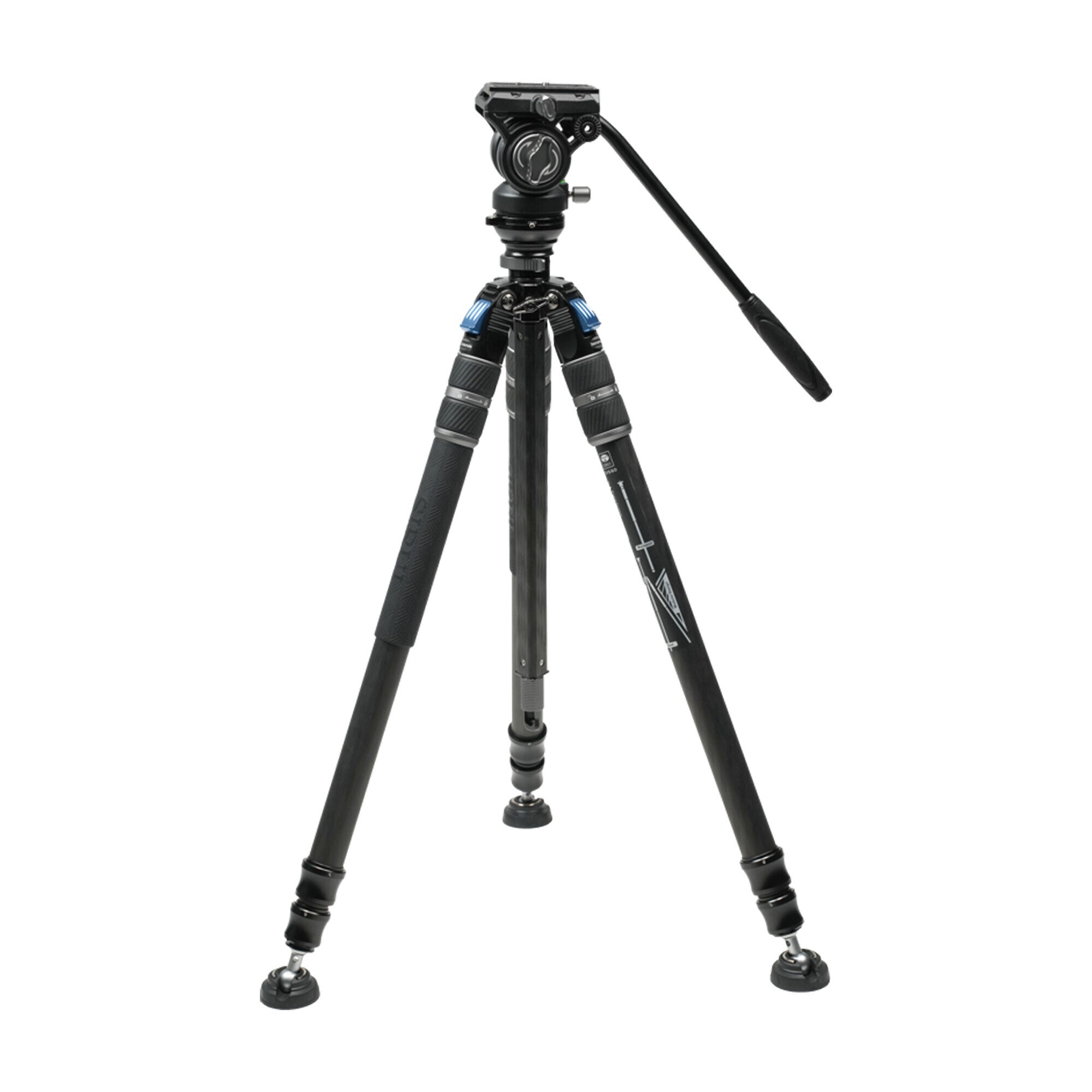 Sirui One Step Height Adjustment Carbon Video Tripod Kit SVS60 + S3