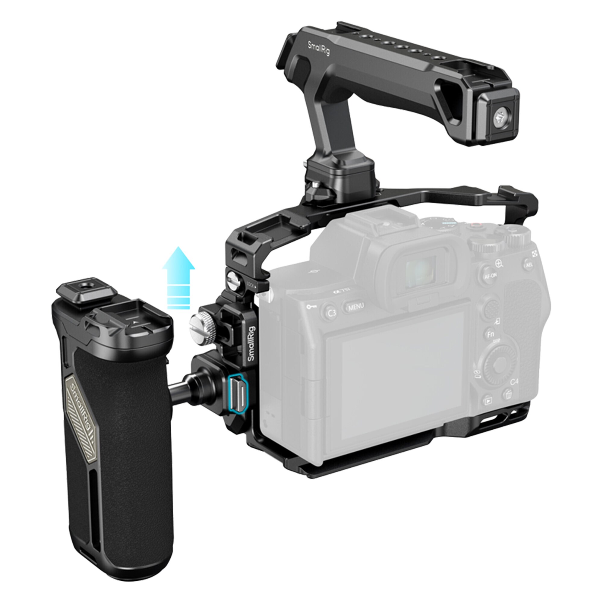 5599 HawkLock Cage Kit För Sony A 7R V / 7 IV / 7V / 7S III / 1 / 7R IV Advanced Edition *