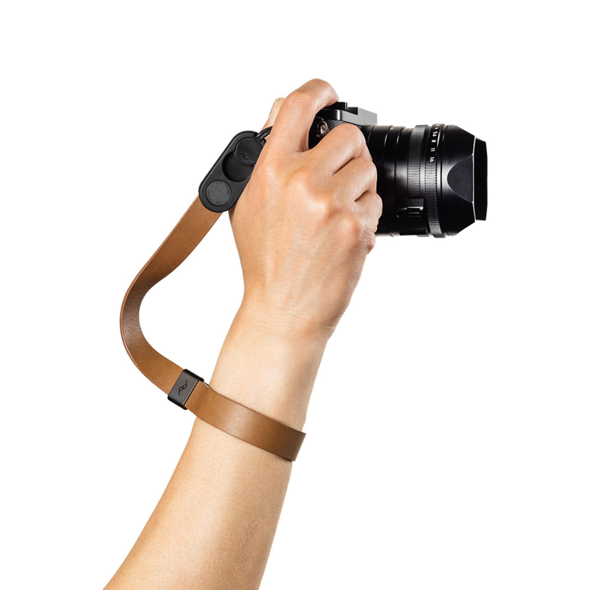 Peak Design Cuff Läder Handledsrem Tan