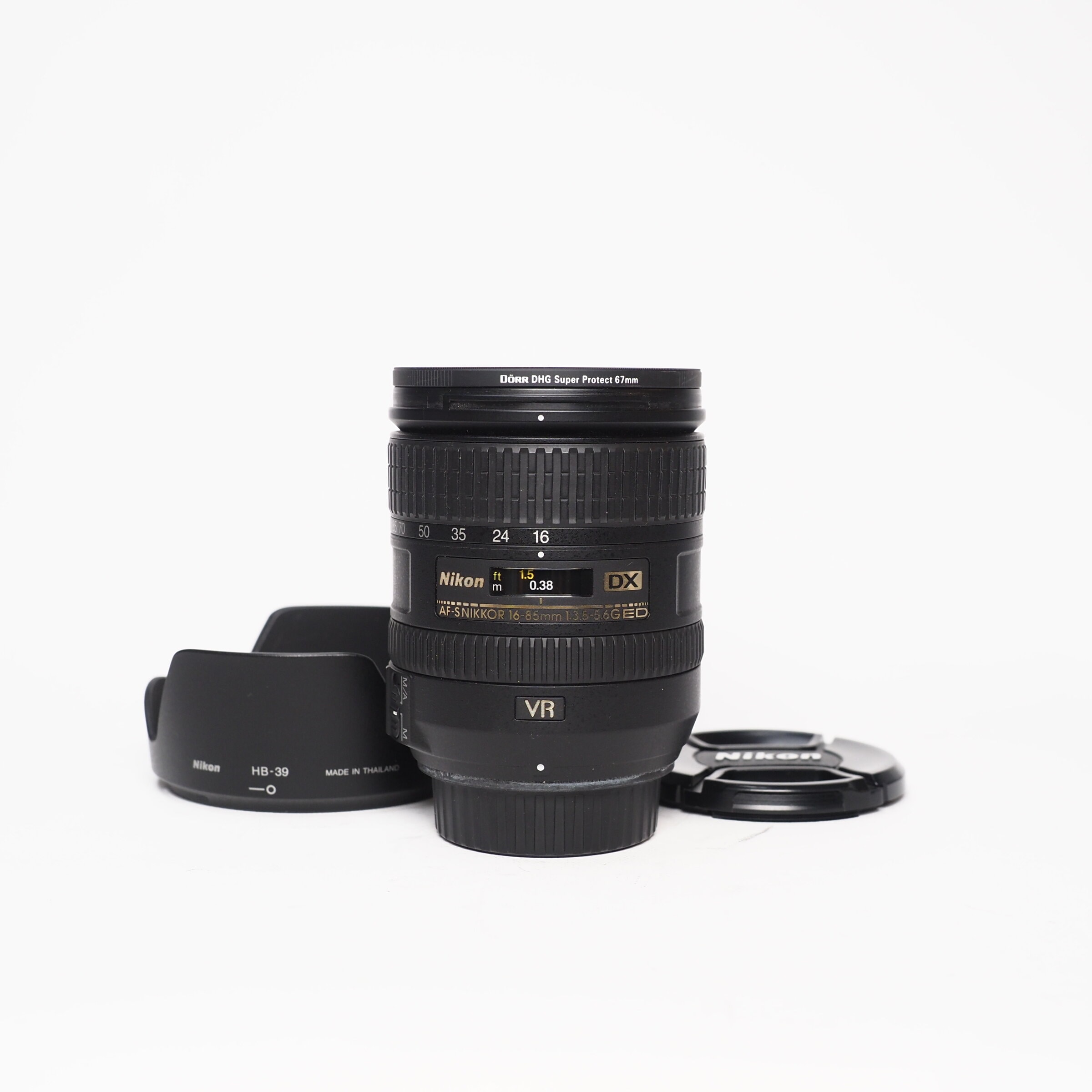 Nikon AF-S 16-85mm f/,5-5,6G ED VR - Begagnad