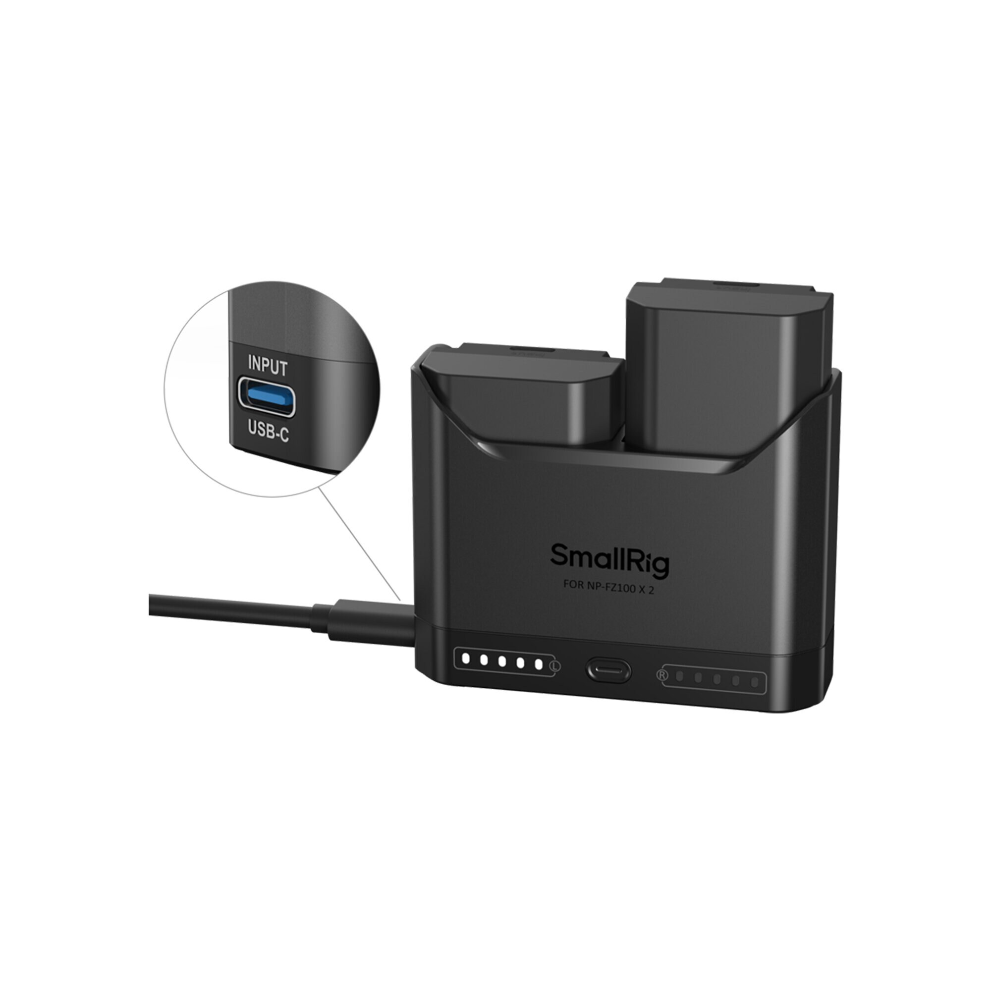 SmallRig 5483 Turbo Charging Kit for NP-FZ100 Camera Batteries