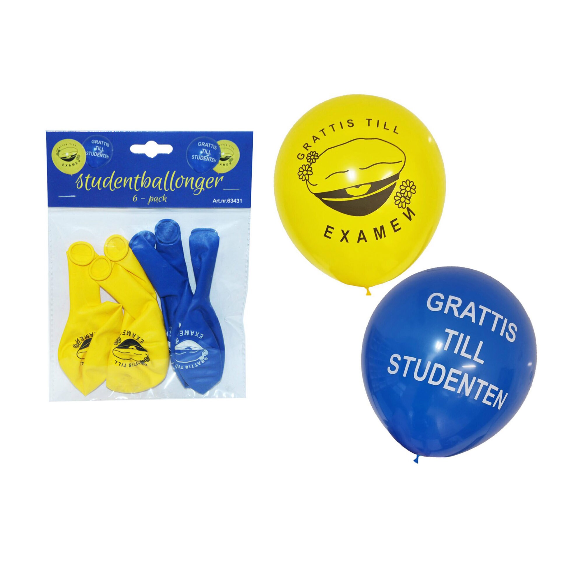 Student Ballonger 30cm 6-pack