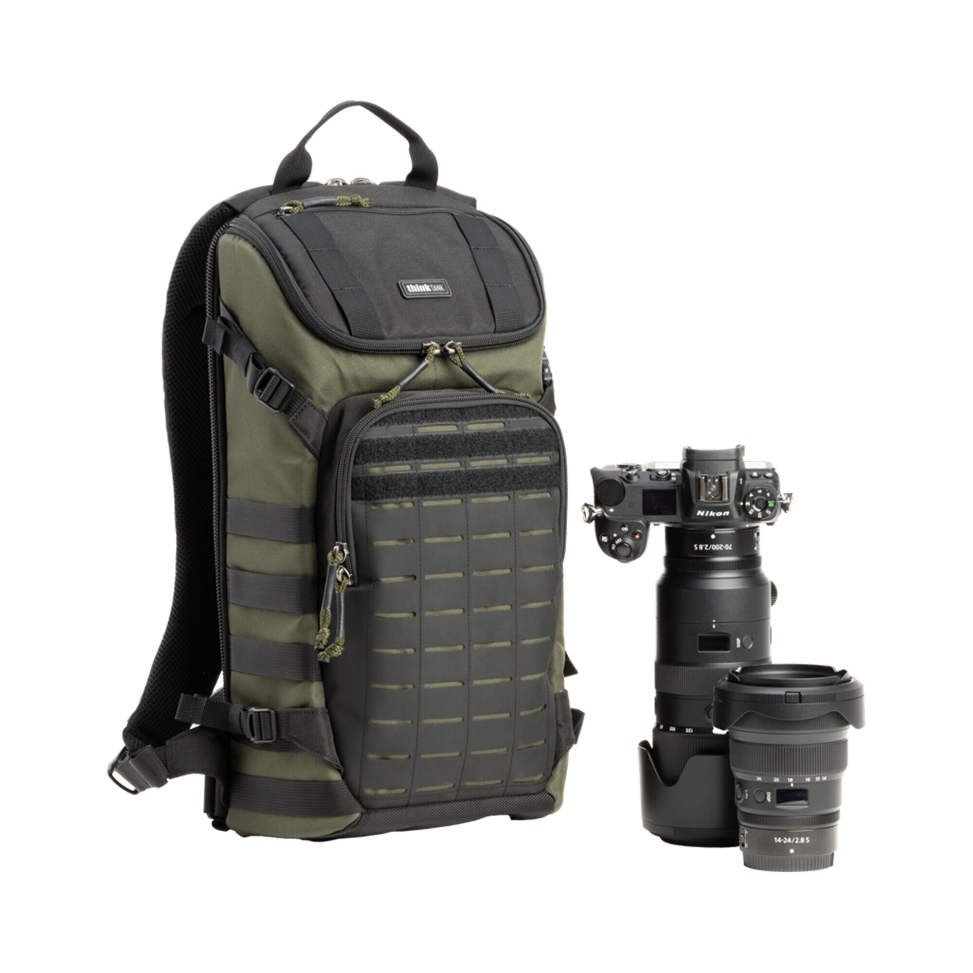 Think Tank DarkLight Backpack 14L, Montane Green