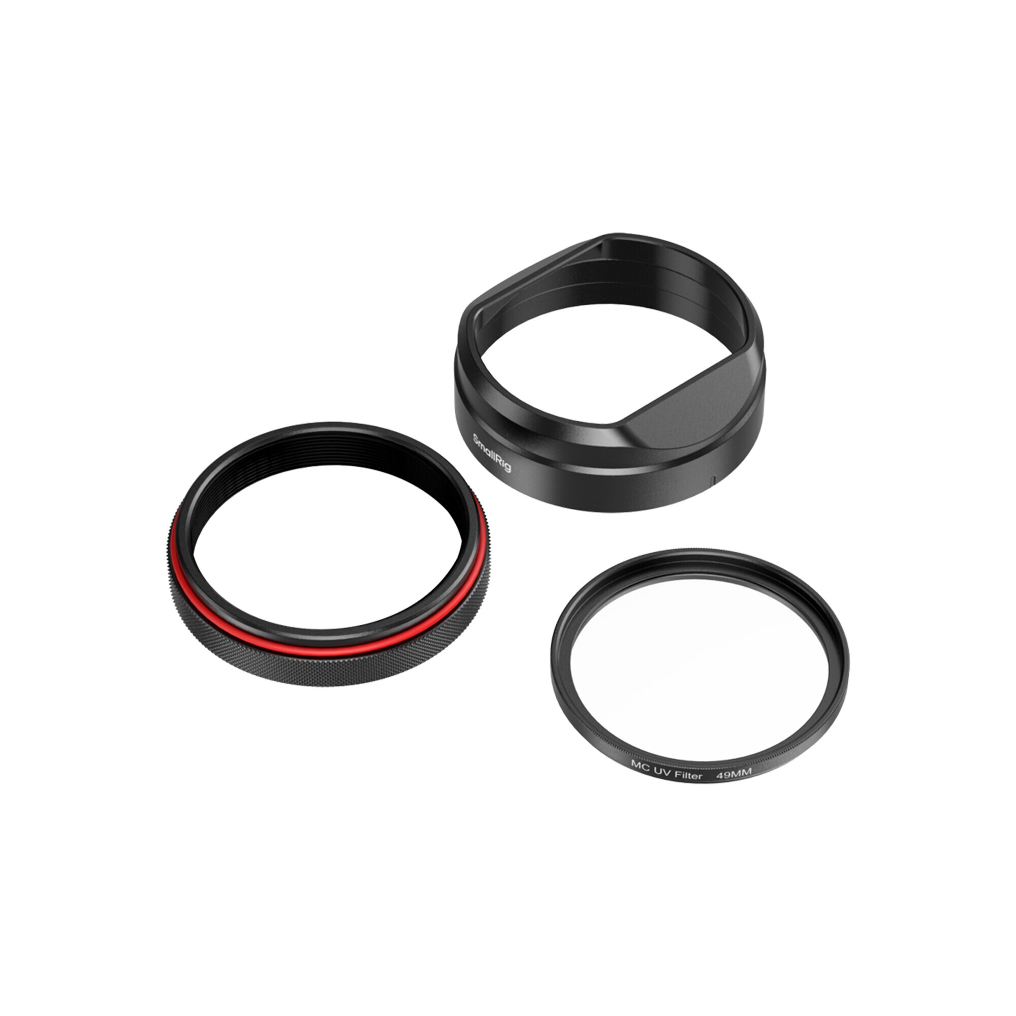 Smallrig 5851 UV Filter with Lens Hood Kit for FUJIFILM X100VI / X100V (Svart)