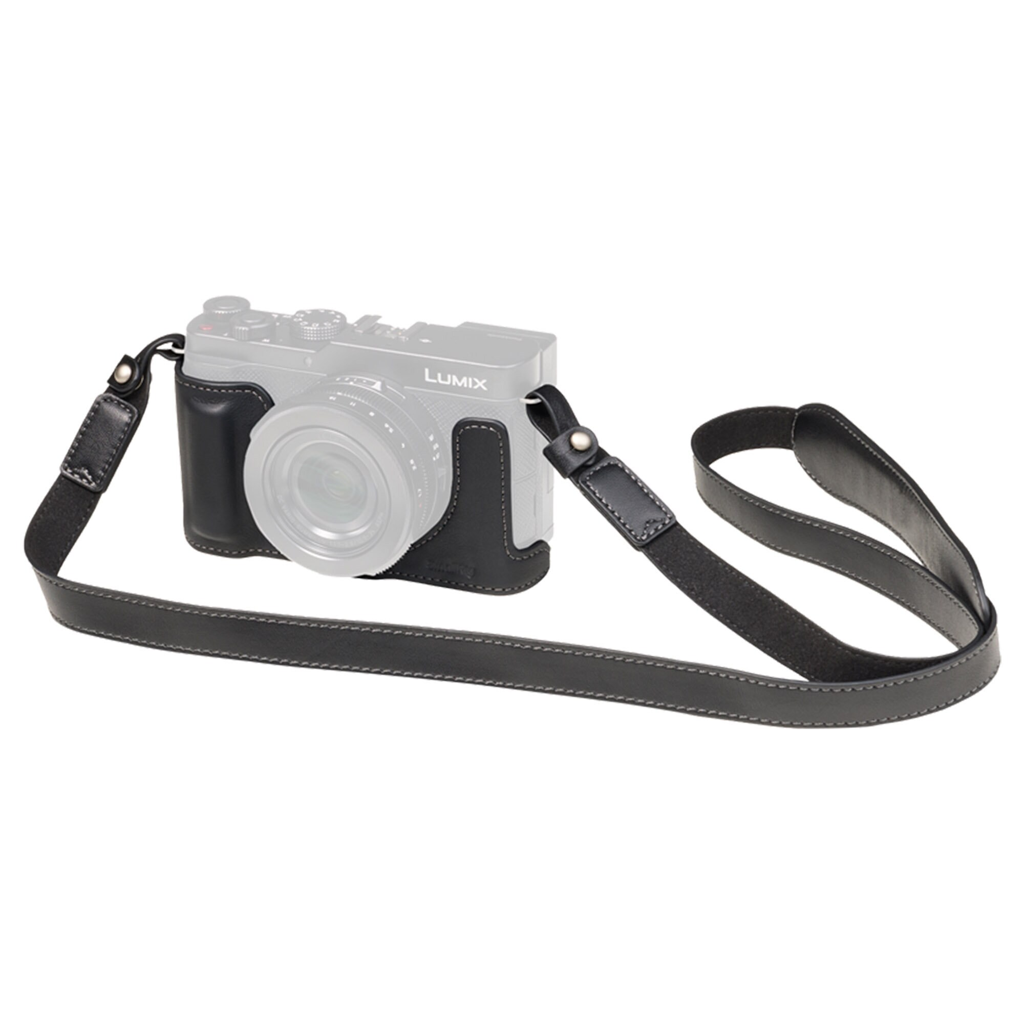 SmallRig 6274 Leather Half Case Kit for Panasonic LUMIX L10 Svart