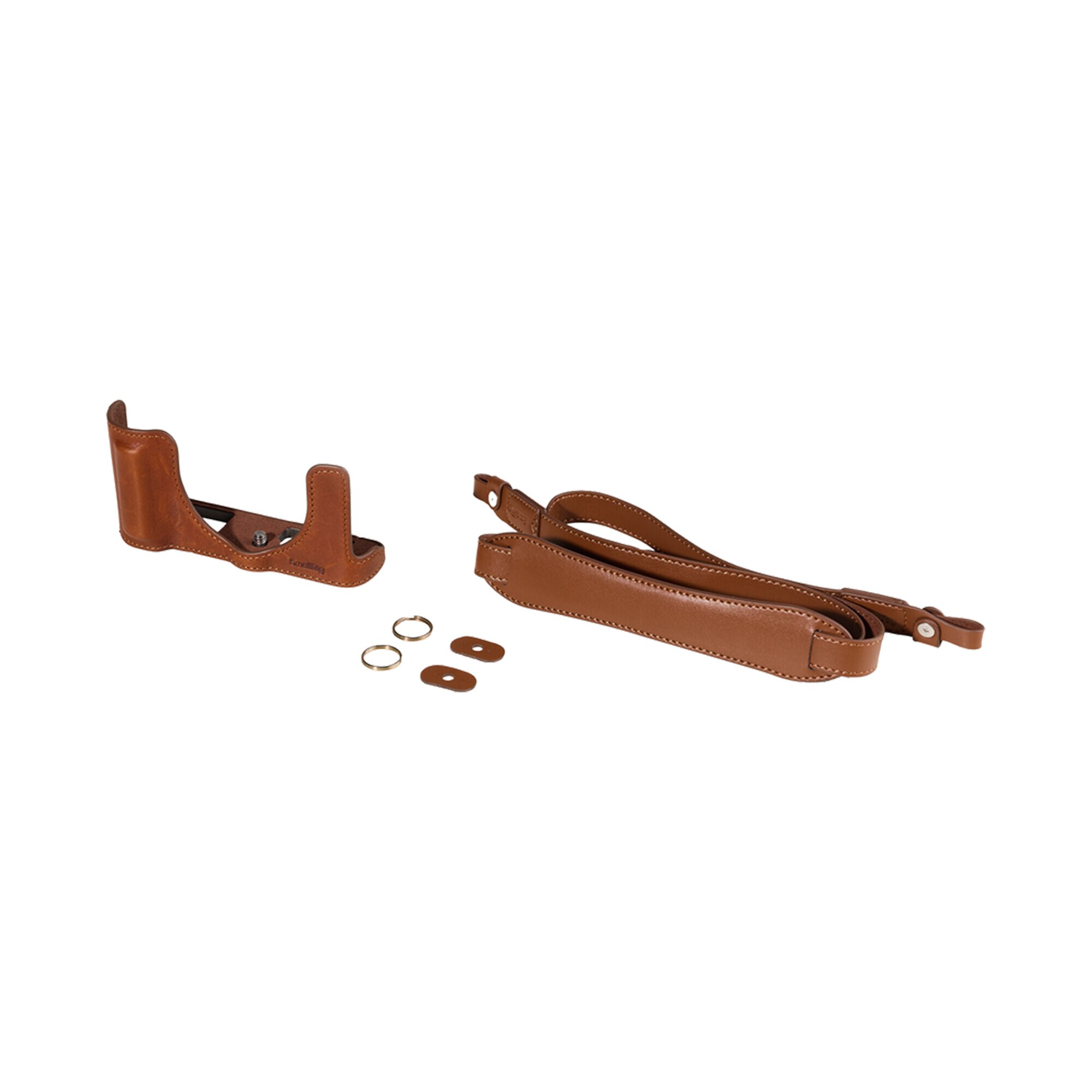 Smallrig 6275 Leather Half Case Kit till Panasonic LUMIX L10 Brun