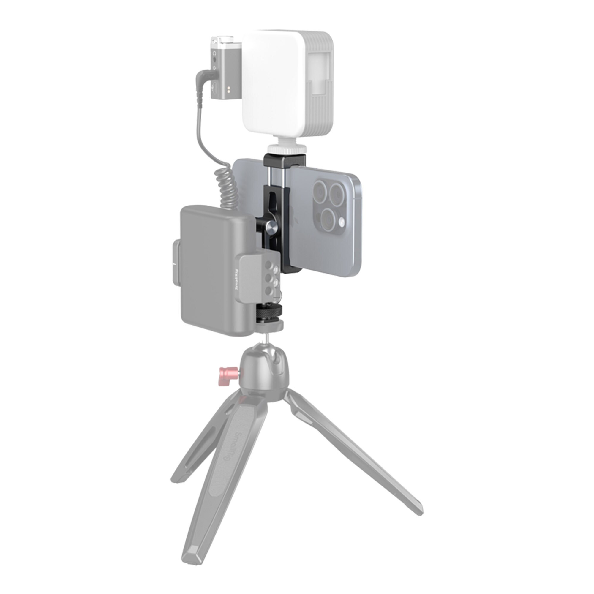 4382 Metal Phone Holder with Cold Shoe Mount