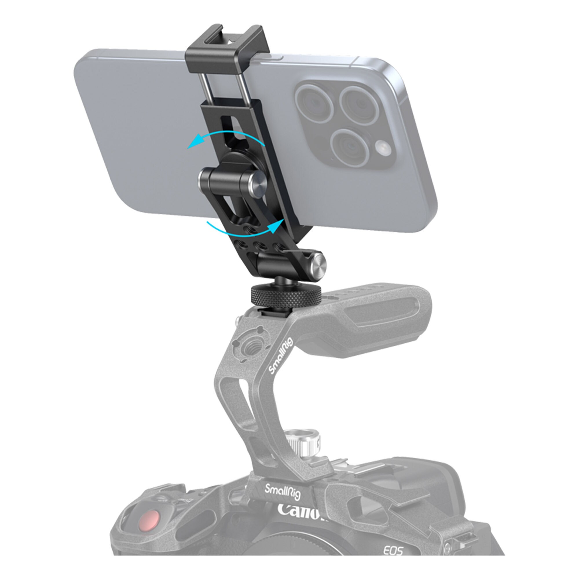 4382 Metal Phone Holder with Cold Shoe Mount