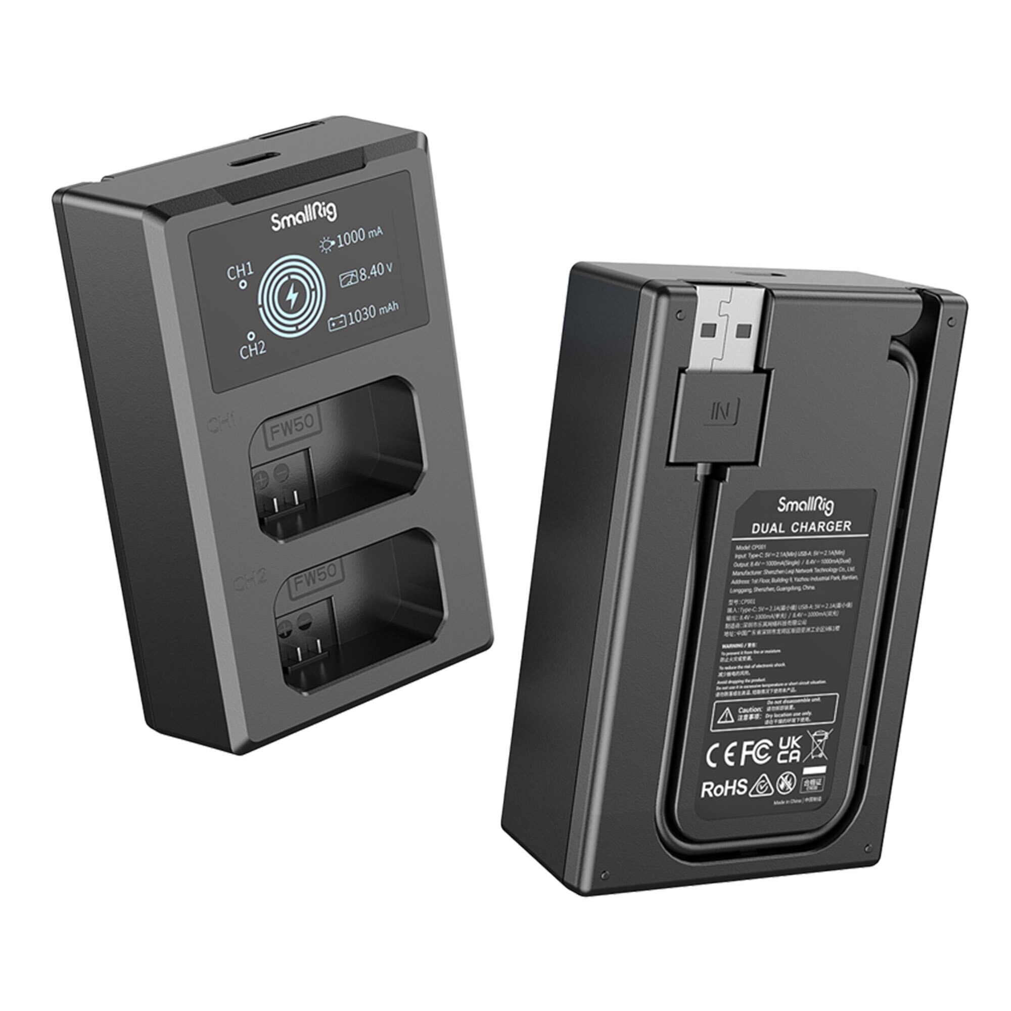 SmallRig 3818 NP-FW50 Battery & Charger Kit