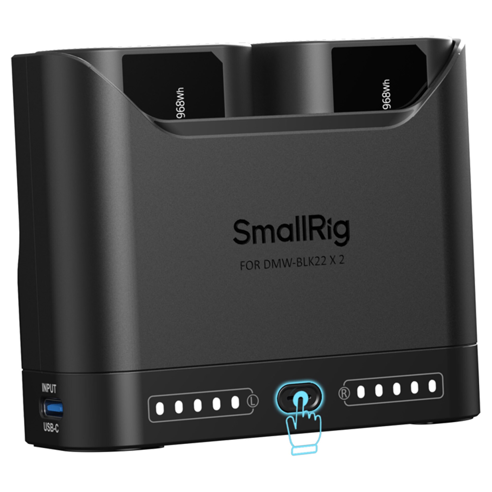 SmallRig 5487 Turbo Charging Kit För DMW-BLK22 Camera Batterier