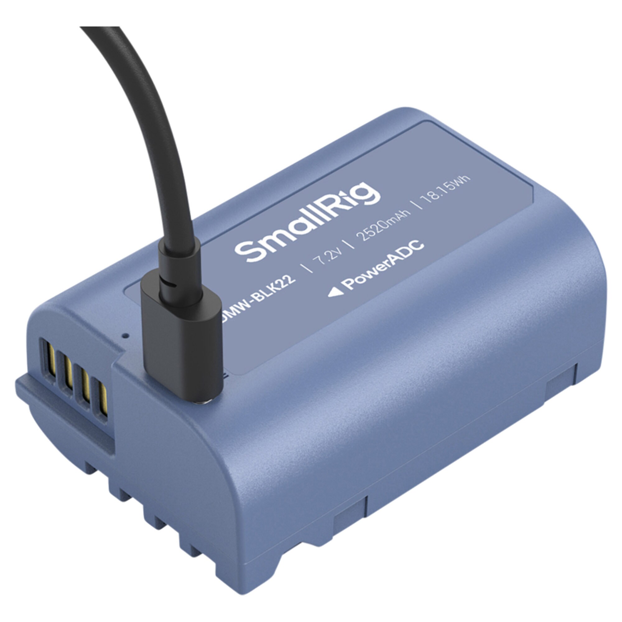 SmallRig 4906 Kamera Batteri USB-C Uppladdningsbart DMW-BLK22