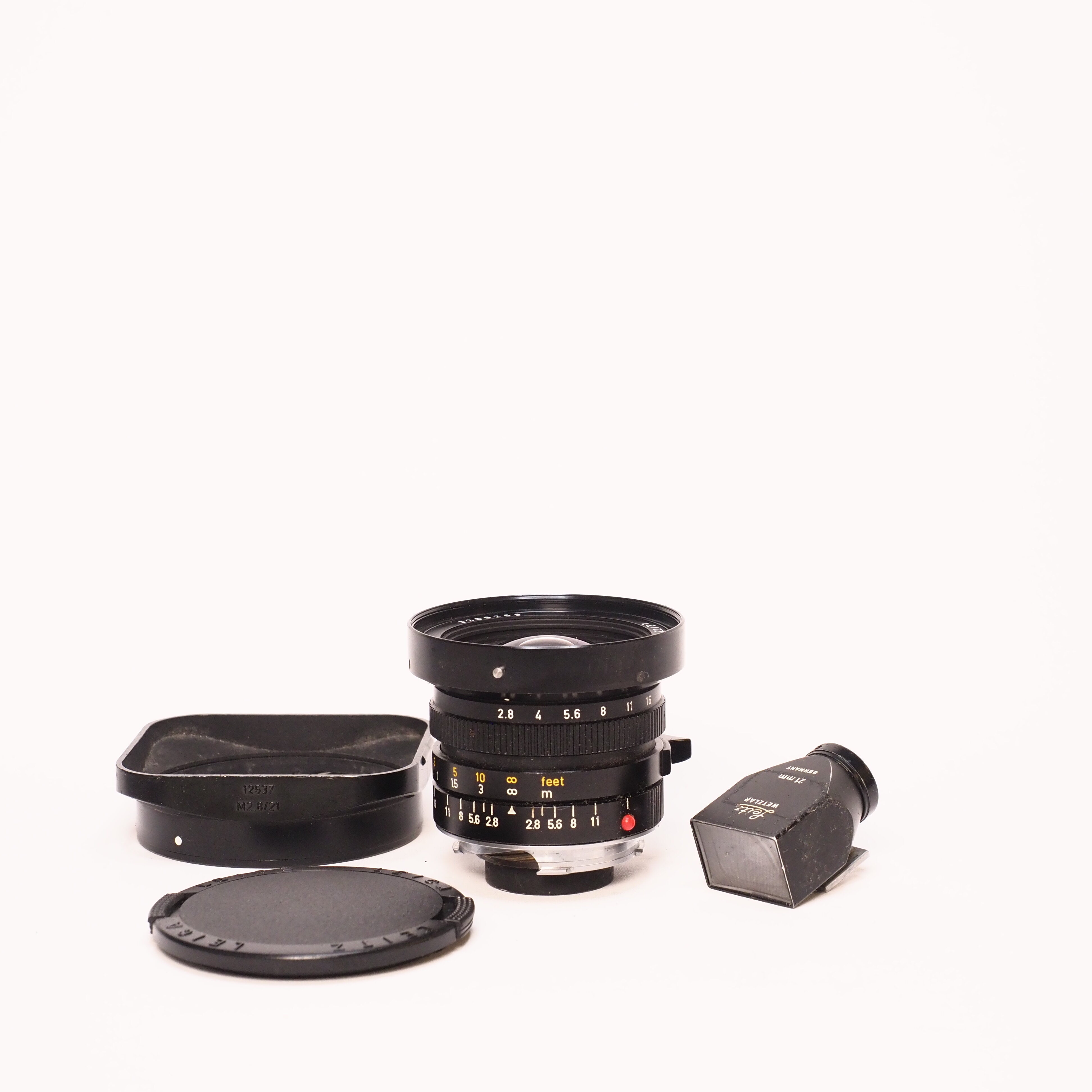 Leica Elmarit-M 21mm f/2,8 11134 + sökare - Begagnad