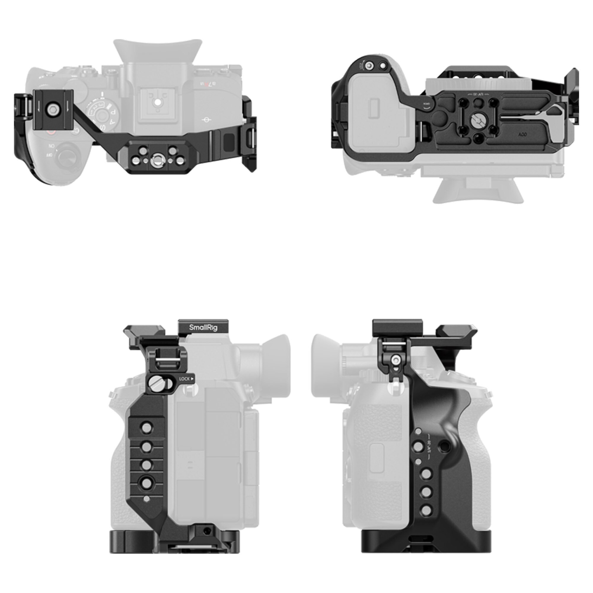 SmallRig 6702 HawkLock Quick Release Cage for Sony Alpha 7R VI