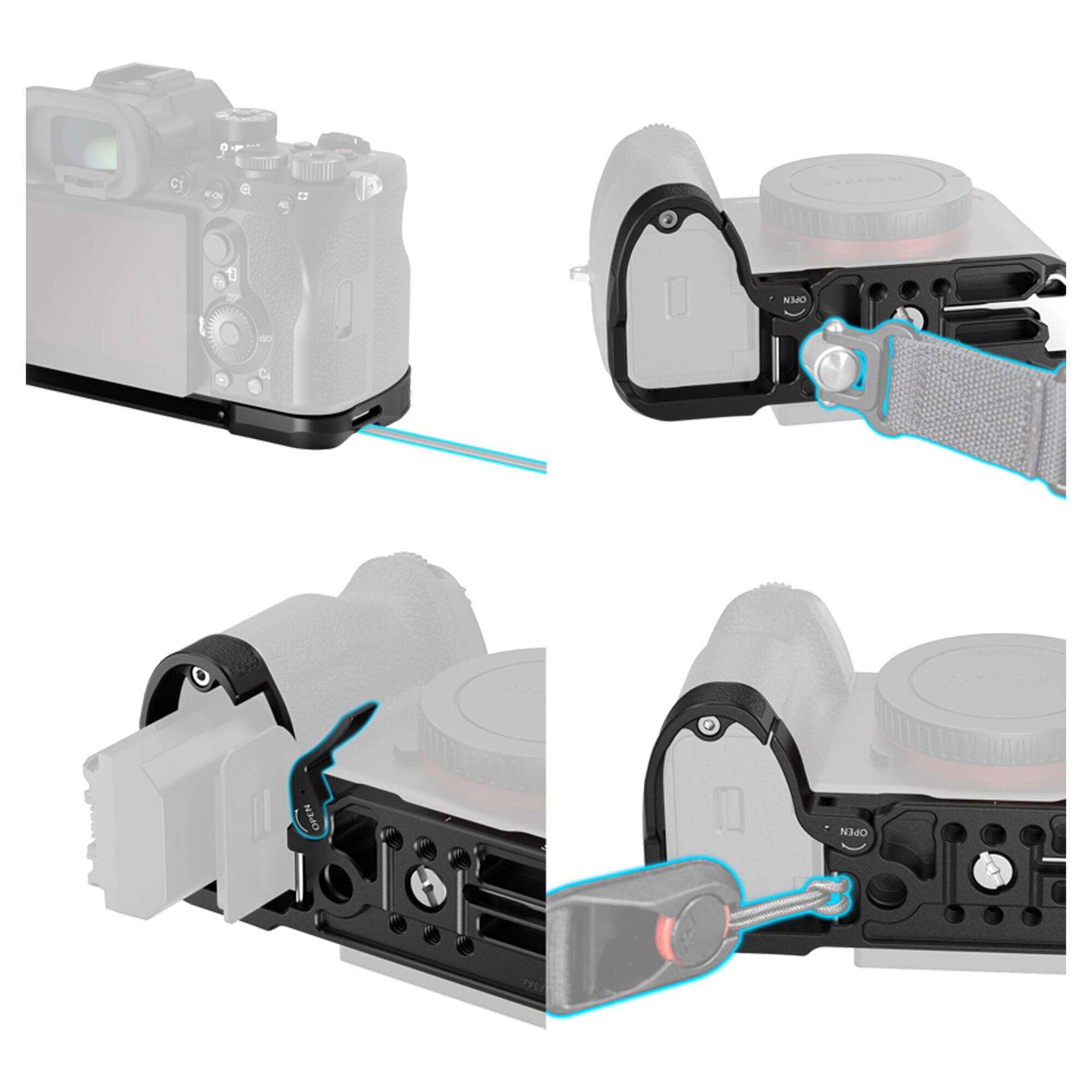 SmallRig 6705 Mount Plate för Sony Alpha 7R VI