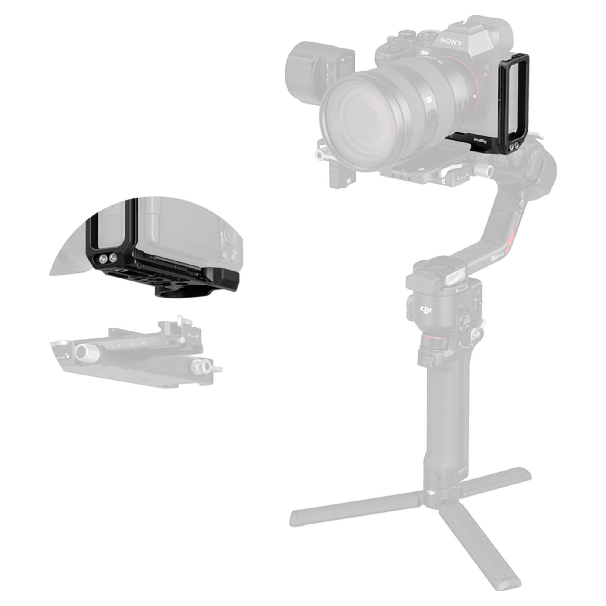 SmallRig 6706 L-Shaped Mount Plate för Sony Alpha 7R VI
