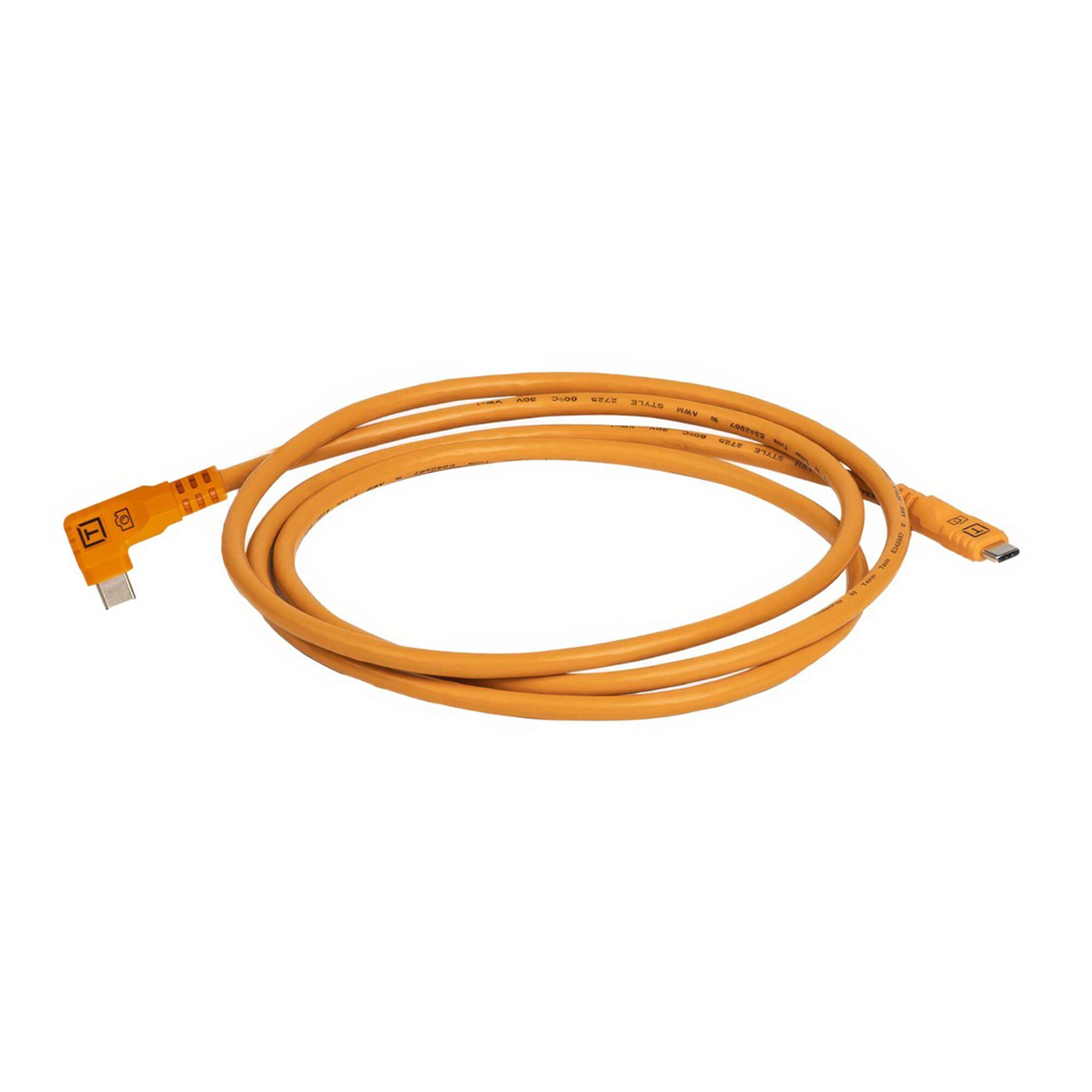 TetherPro Optima 10G USB-C, 1,8m, Rak till Vinklad, Orange