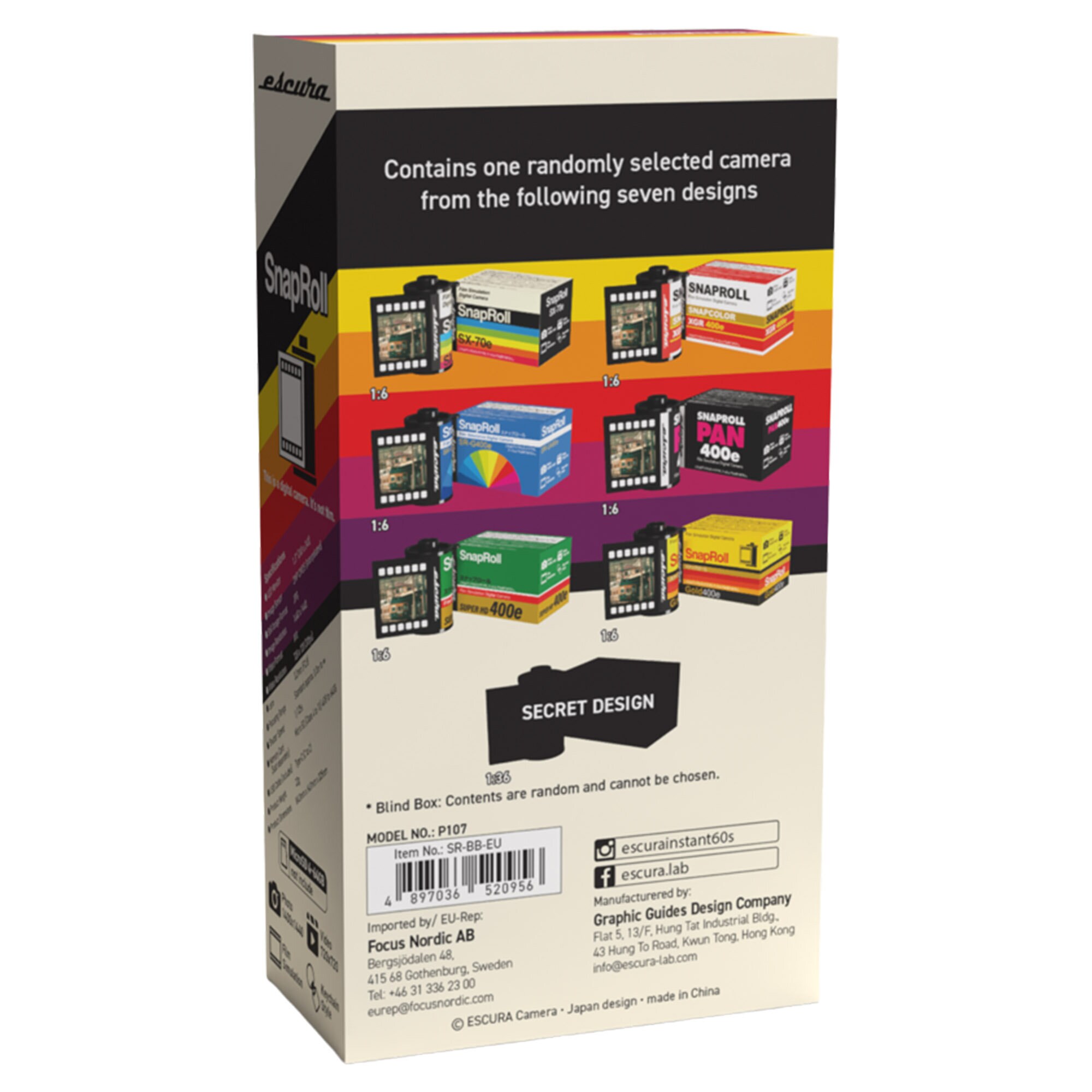SnapRoll Mini Digitalkamera Blind Box