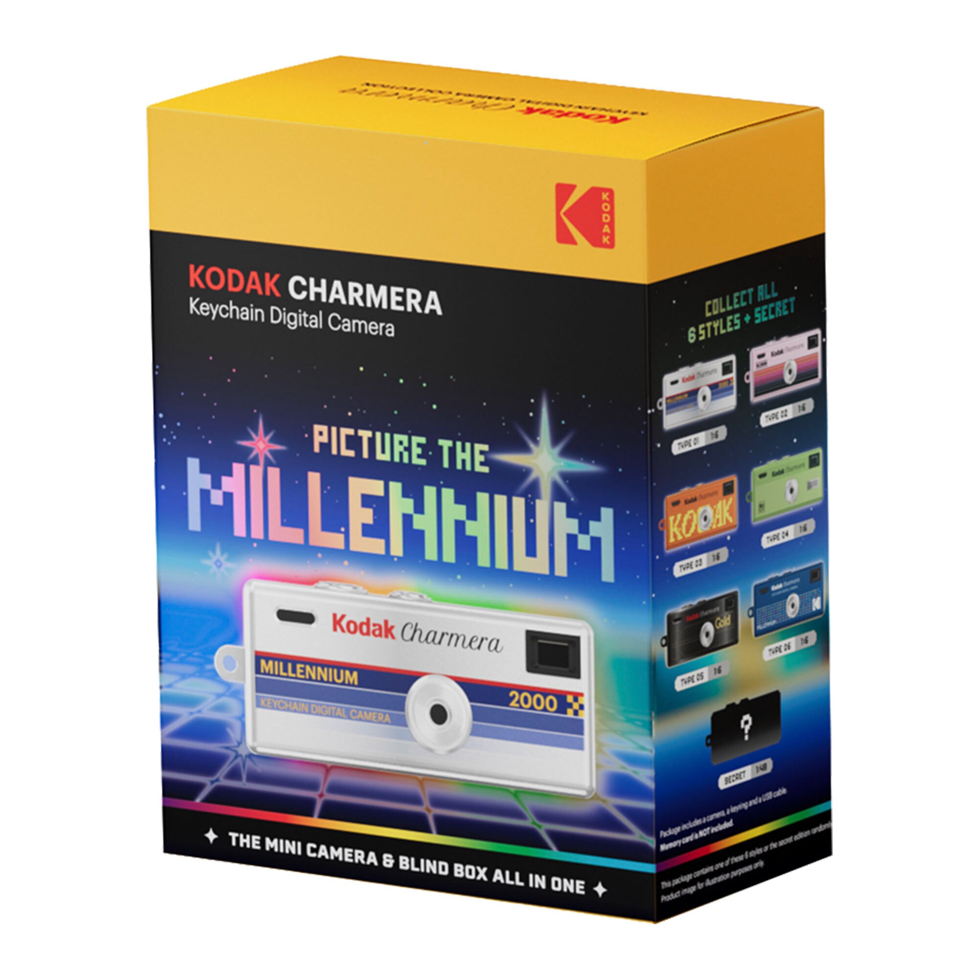 Kodak Charmera Millennium Keychain Digital Camera Blind Box