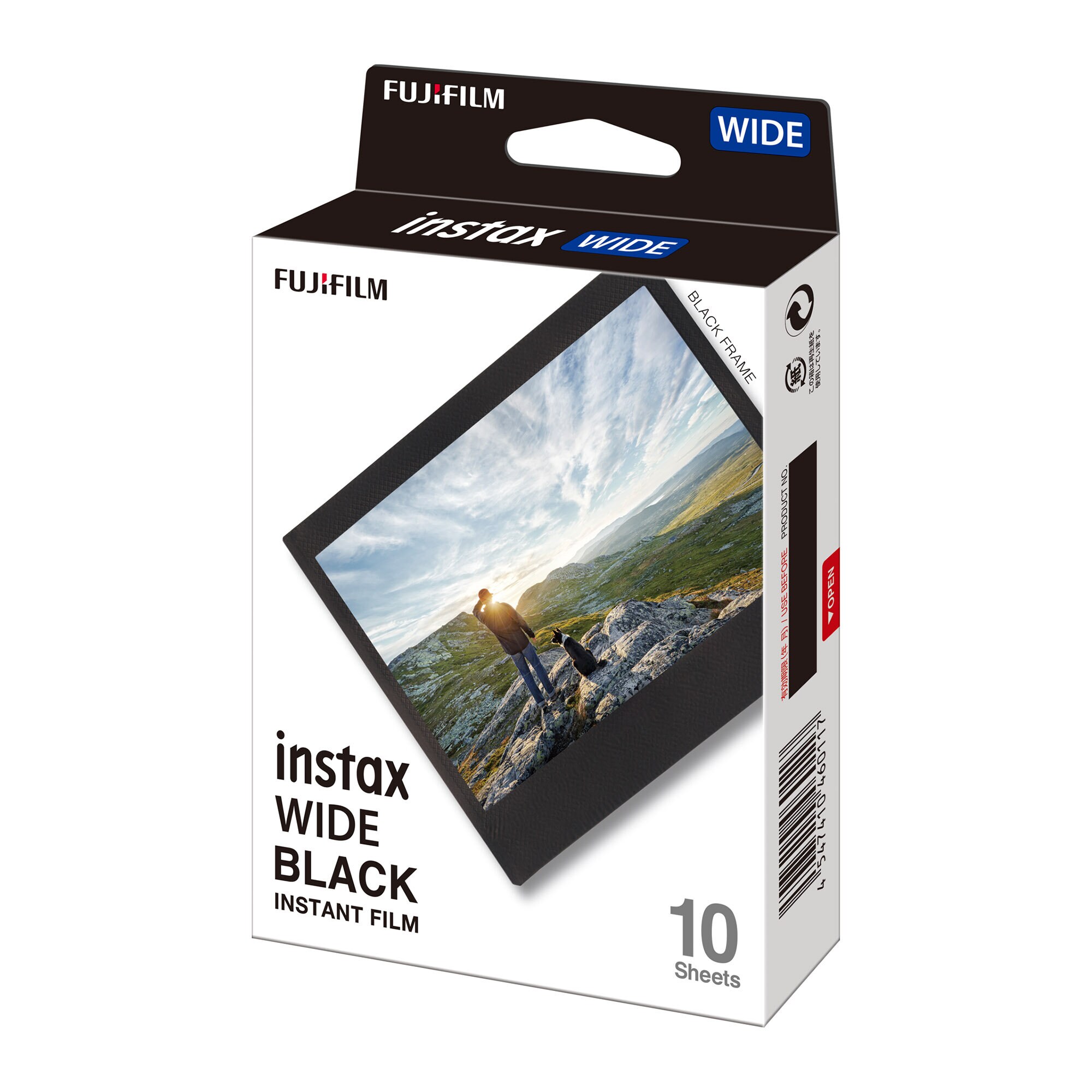 Fujifilm Instax Wide Film Black 10st