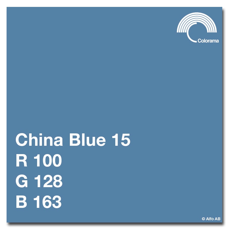 Colorama Bakgrundspapper 1,35x11m China Blue