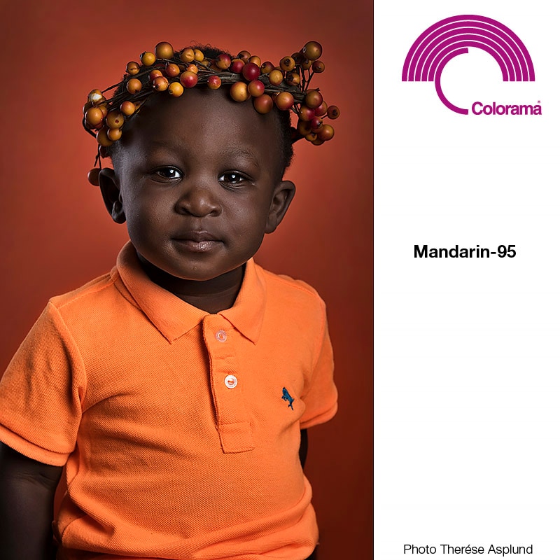 Colorama Bakgrundspapper 2,72 x 11m Mandarin