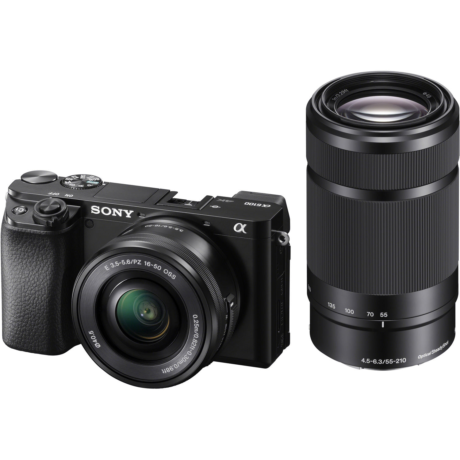 Sony A6100 + 16-50mm f/3.5-5.6 PZ OSS + 55-210mm f/4.5-6.3 OSS