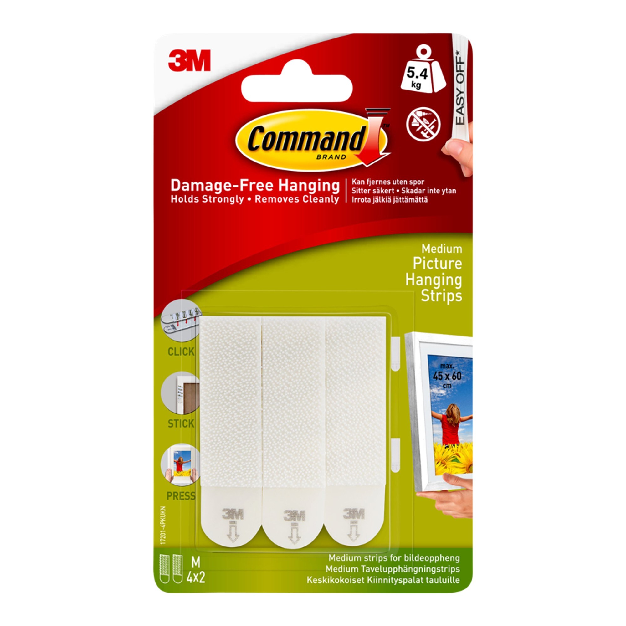 3M Command Tavelupphängningsstrips