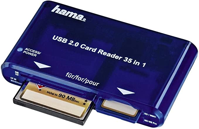 Hama Minneskortsläsare USB 2.0 35-in-1