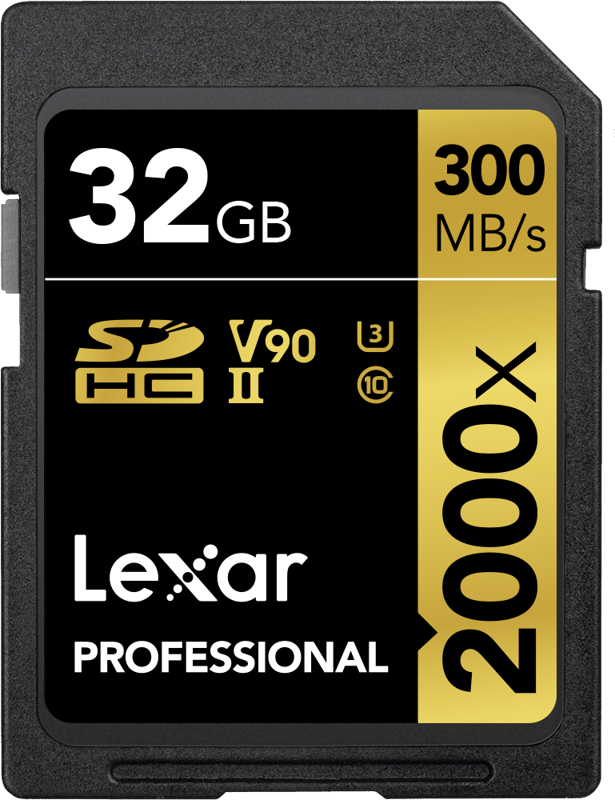Pro 2000X SDHC/SDXC UHS-II U3(V90) R300/W260 32GB