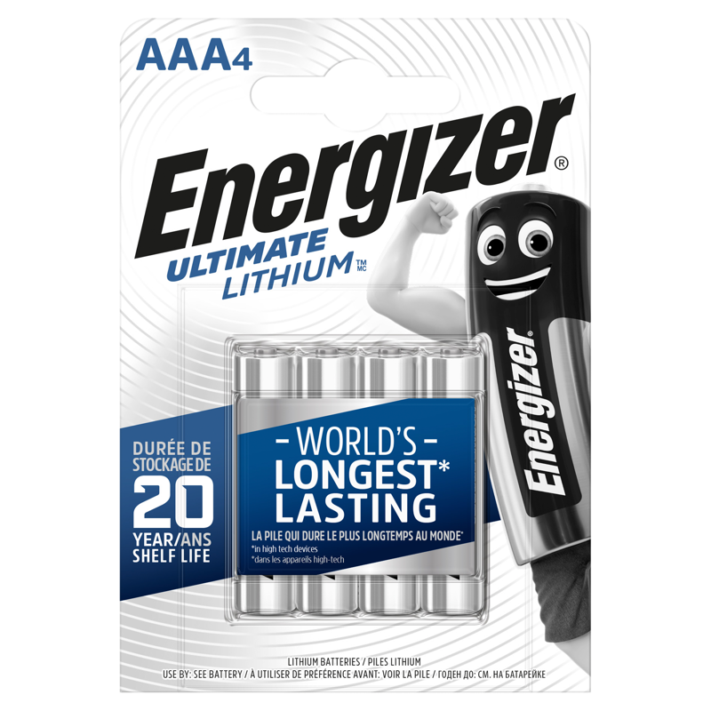 Energizer Ultimate Lithium AAA 4Pk