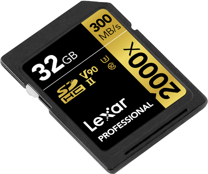Pro 2000X SDHC/SDXC UHS-II U3(V90) R300/W260 32GB