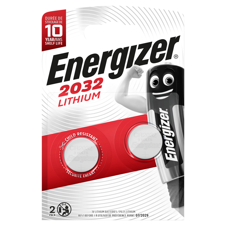 Energizer Lithium Cr2032 2Pk