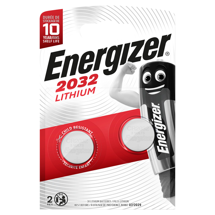 Energizer Lithium Cr2032 2Pk