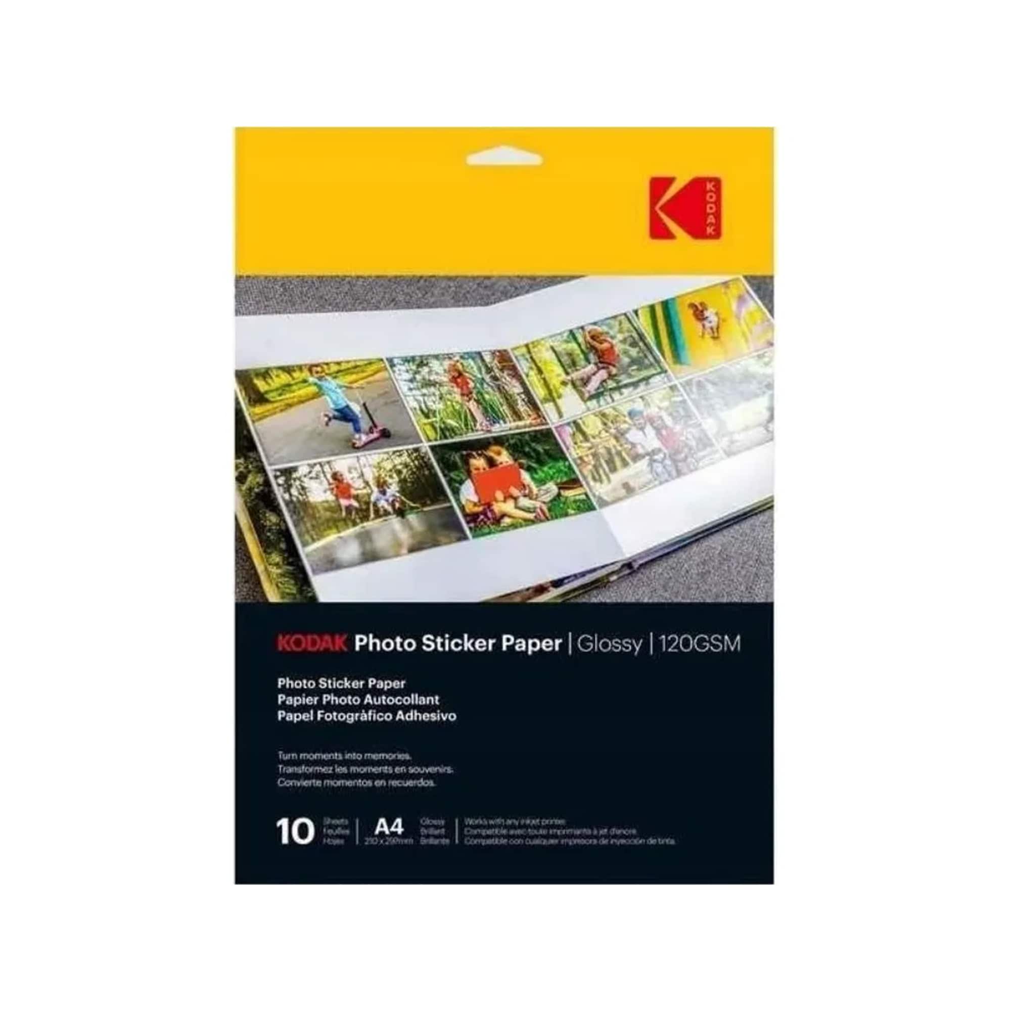 Kodak Självhäftande Blankt Fotopapper 120 GSM A4